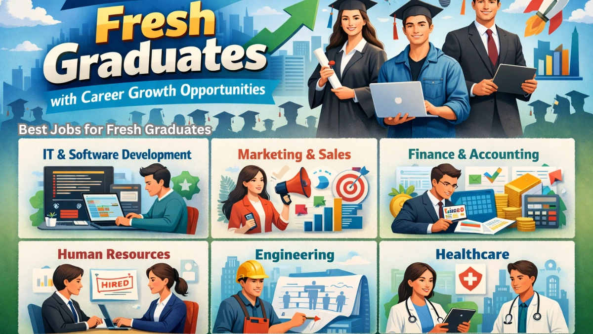 Best Jobs for Fresh Graduates exploring career opportunities in modern industries