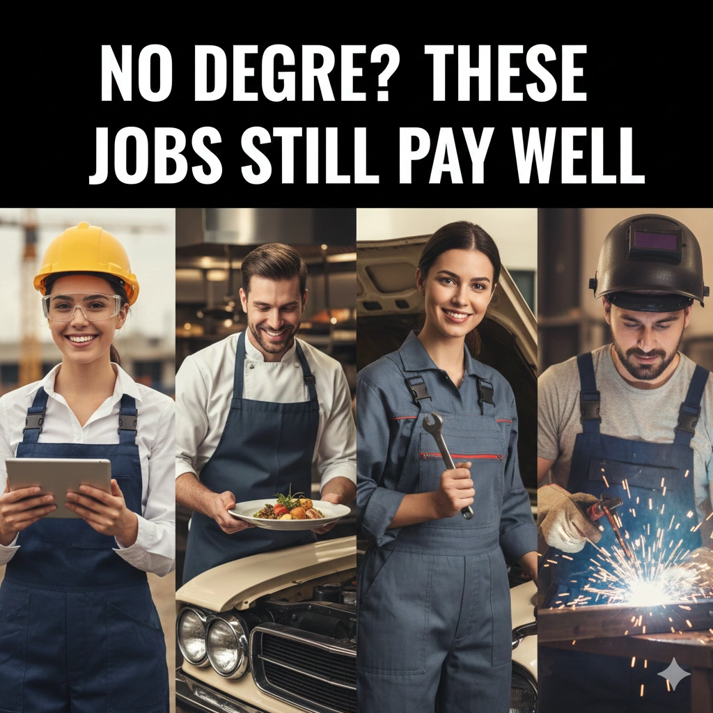 No Degree? These Jobs Still Pay Well
