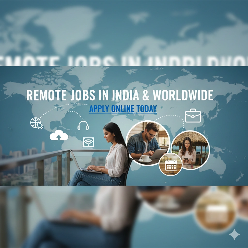 Remote Jobs in India & Worldwide – Apply Online Today