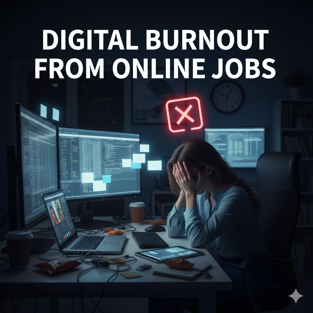 Digital Burnout From Online Jobs