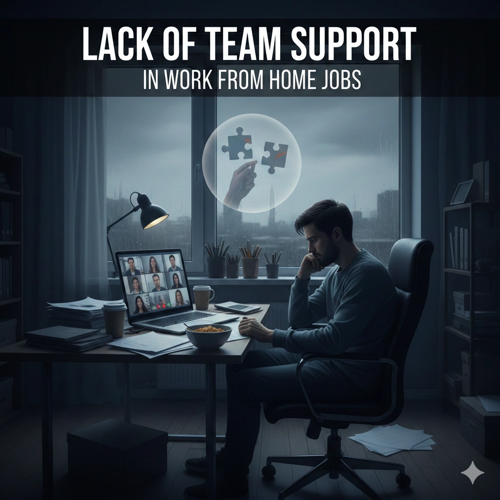 Lack of Team Support in Work From Home Jobs