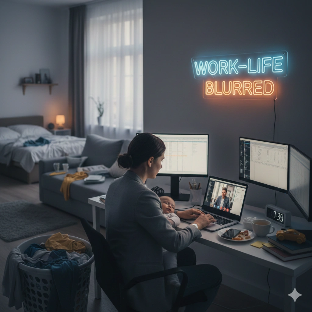 Blurred Work-Life Boundaries in WFH Jobs