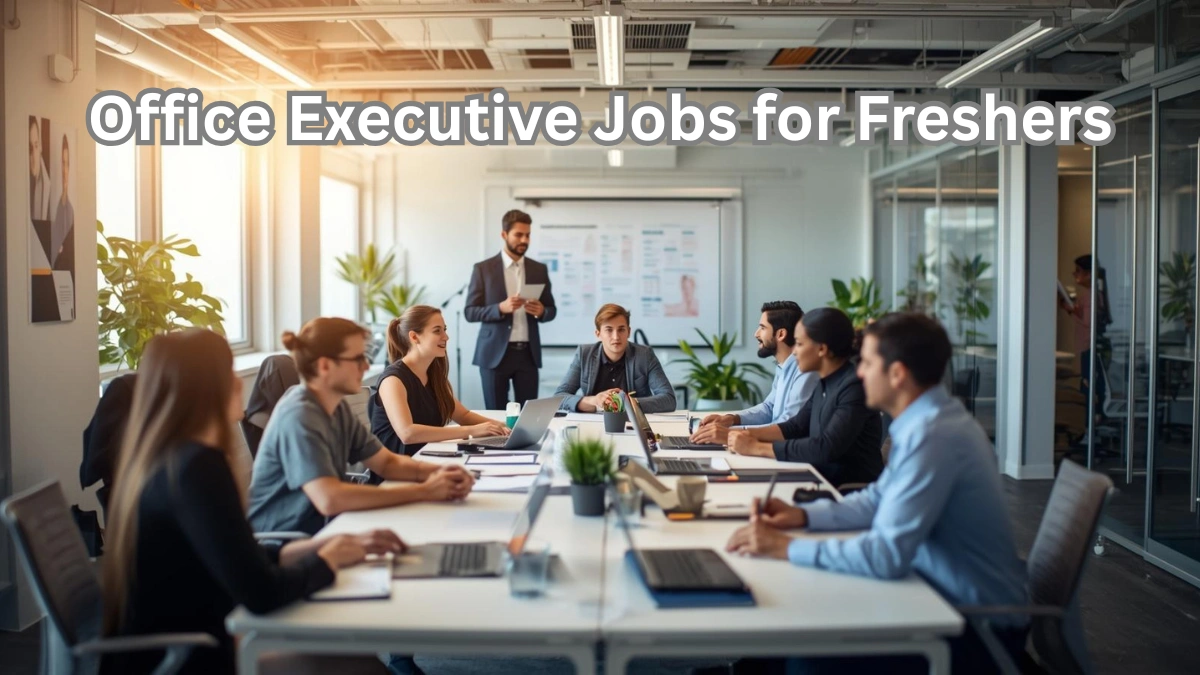 Office Executive Jobs for Freshers with Training & Growth