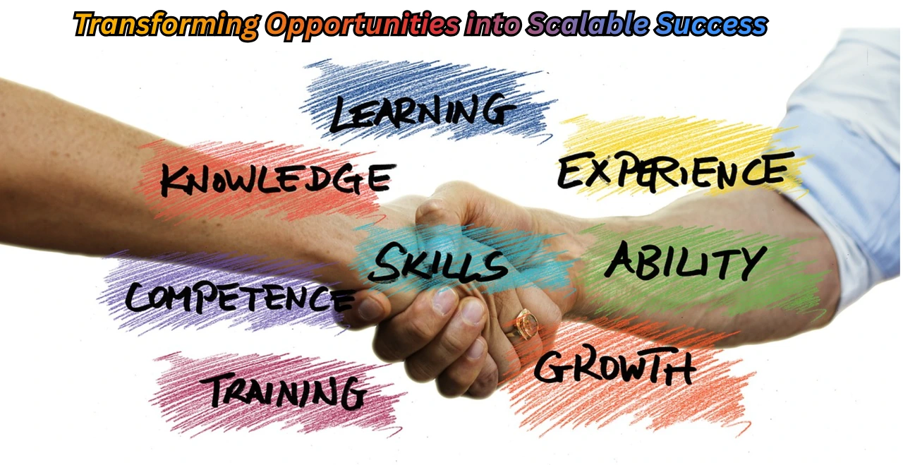 “Abstract illustration representing a Growth Catalyst transforming opportunities into scalable business success using strategy, innovation, and growth frameworks.”