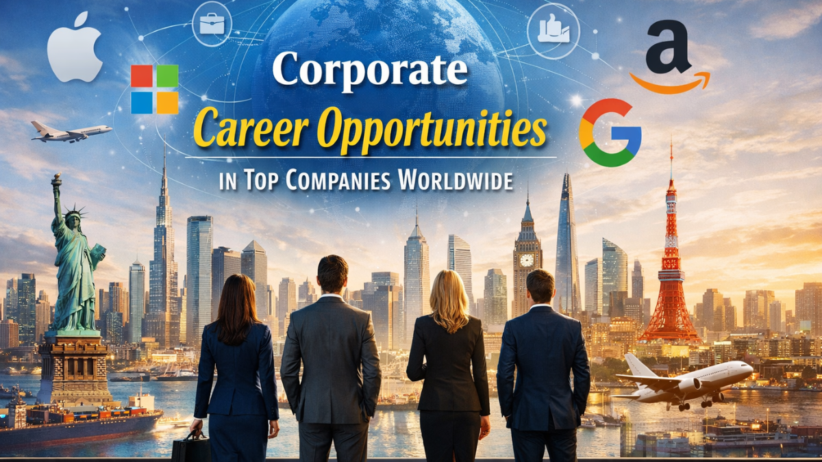 Corporate Career Opportunities in a modern professional workplace showcasing growth, innovation, and success